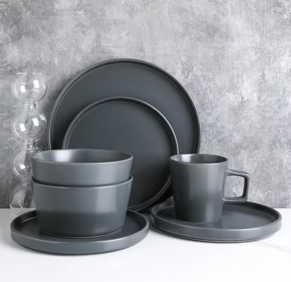 Generic Stoneware Dinner Plate Set 16pcs - Image 3
